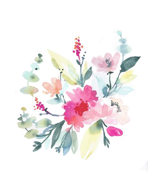 aquarelle fleurs mariage|dessin aquarelle gratuit.